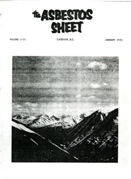 The Asbestos Sheet Jan. 1971