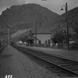 C.N.R. depot at Spences Bridge