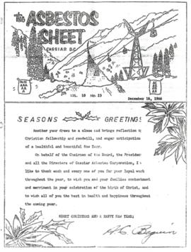 The Asbestos Sheet Dec. 1966