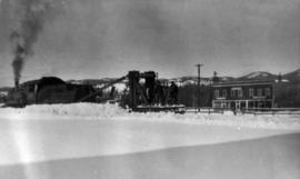 CNR locomotive with snow removal equipment 51070