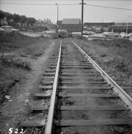End of the C.P.R. transcontinental line in Vancouver, B.C.