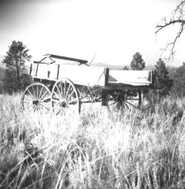 Old wagon at a ranch near Peterson Creek