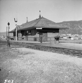 C.P.R. station in Merritt