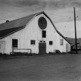 Cattle barn of Douglas Lake Ranch