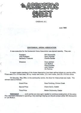 The Asbestos Sheet June 1968