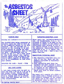 The Asbestos Sheet May 1965