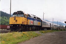 Eastbound VIA Rail train in Smithers