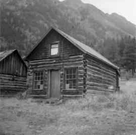 Lillooet Indian Reservation, log cabin