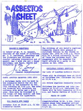 The Asbestos Sheet Dec. 1964