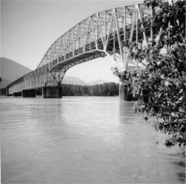 Agassiz road bridge across Fraser River