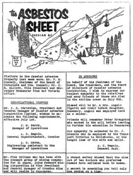 The Asbestos Sheet July 1965