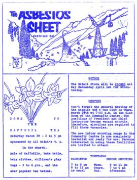 The Asbestos Sheet Mar. 1964