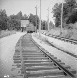 Loading spur on the B.C. Electric Railway