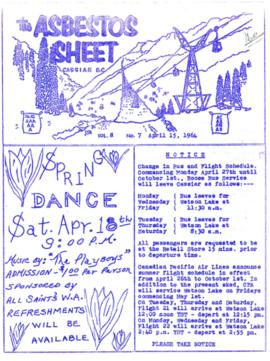 The Asbestos Sheet Apr. 1964