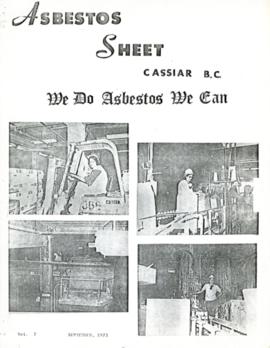 The Asbestos Sheet Sept. 1973