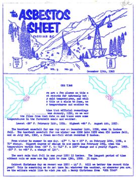 The Asbestos Sheet Dec. 1965