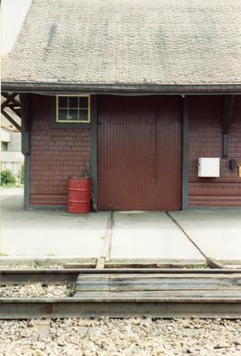 CPR maintenance of way shed