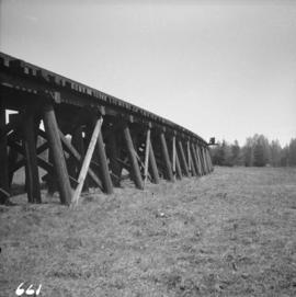 C.N.R. trestle leading to swing bridge