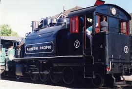 Alberni Pacific Railway tourist locomotive