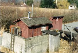 CP fuel storage shed at Harrison Mills
