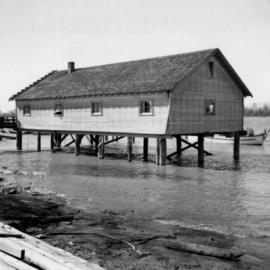Fisherman's house about 5 miles southeast of New Westminster, B.C.