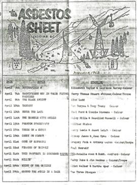 The Asbestos Sheet Mar. 1967