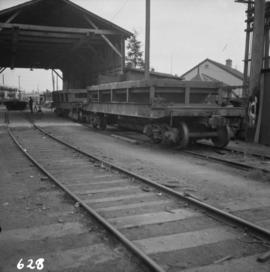 Ballast wagon at B.C. Electric Railway  repair shed