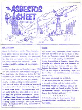 The Asbestos Sheet Aug. 1959