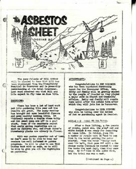 The Asbestos Sheet 7 June 1958