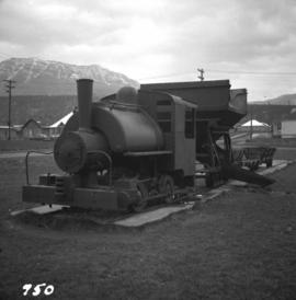 0-4-0 Porter saddle tank locomotive located in Fernie